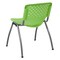 Emma and Oliver Home and Office Plastic Stack Chair with Perforated Back - Guest Chair